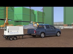 Buiten 2kW draagbare lichttoren generator 180KW oplaadstation Mobiele lichttoren