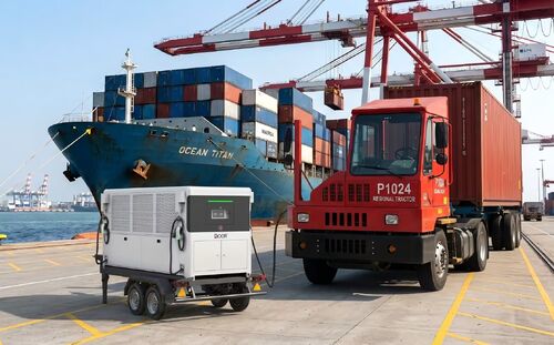 Het laatste nieuws van het bedrijf over Van LNG naar elektrische terminaltrucks: wie zal het 'vacuüm' in de vaste infrastructuur vullen tijdens de havenenergie-omschakeling?