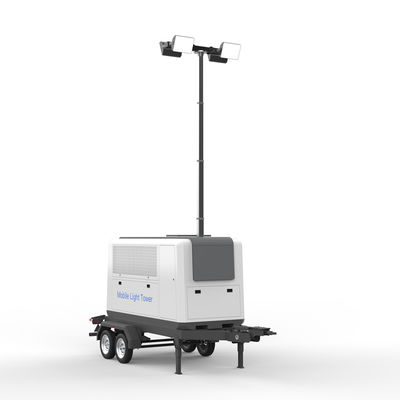 4000W 150000LM Mobiele Led Lighting Tower AC Input 135Kw Draagbare Generator Lights